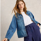 White Stuff Camille Denim Jacket In Mid Denim