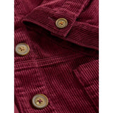 White Stuff Carrie Cord Long Sleeve Jacket In Dark Plum