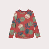 White Stuff Clara Long Sleeve Tee Crew Neck In Pink