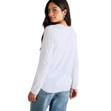 White Stuff Clara LS Tee In Brilliant White