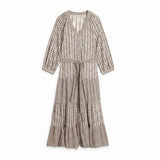 White Stuff Clementine Midi Dress In Black Multi