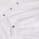 White Stuff Daisy Dobby Mix Top In Brilliant White