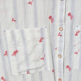 White Stuff Ella Embroidered Cotton Shirt White