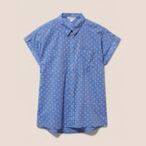 White Stuff Ella Organic Shirt Blue