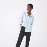 White Stuff Emilia Organic Cotton Shirt Blue Multi