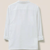 White Stuff Emilia Organic Cotton Shirt Ivory Multi