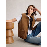 White Stuff Emma Reversible Gilet In Black