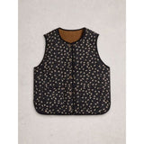 White Stuff Emma Reversible Gilet In Black