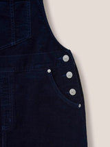 White Stuff Emmie Organic Cord Pinafore in Dark Navy