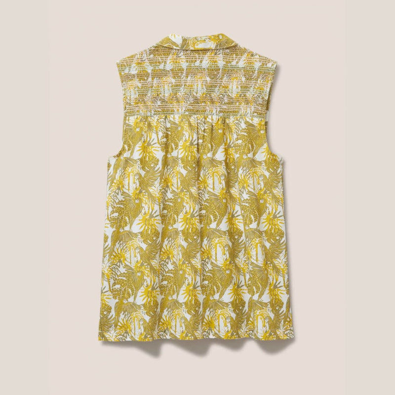 White Stuff Gianna Cotto Shirt In Green