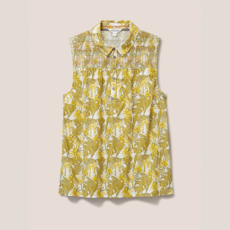 White Stuff Gianna Cotto Shirt In Green