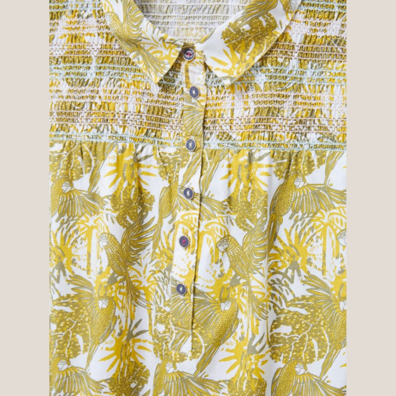 White Stuff Gianna Cotto Shirt In Green