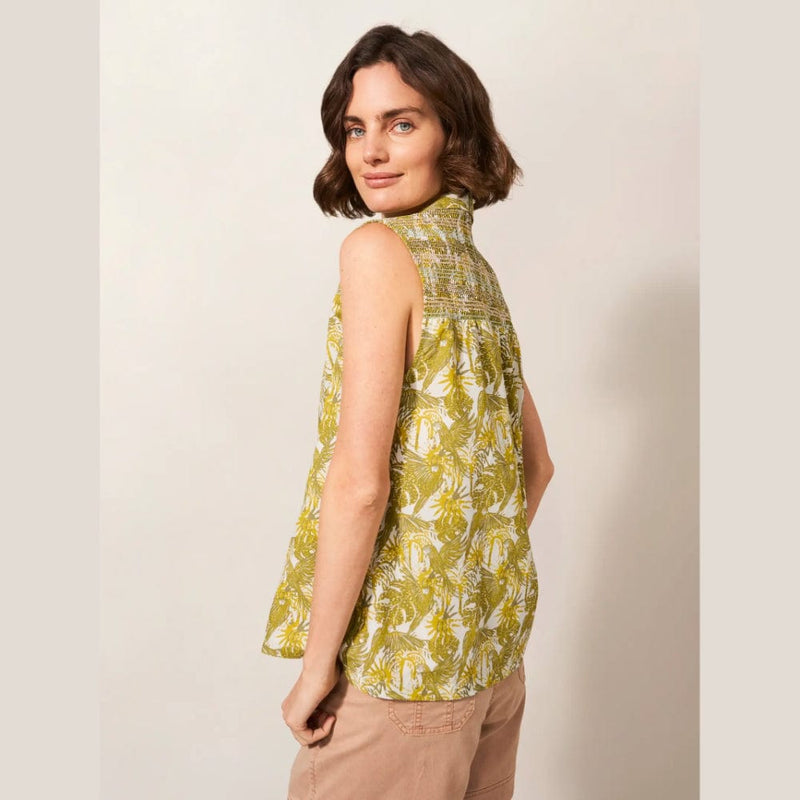 White Stuff Gianna Cotto Shirt In Green