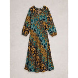 White Stuff Hope Bias Cut Maxi Dress In Navy