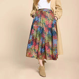 White Stuff Jamima Eco Vero Skirt in Pink Multi