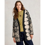 White Stuff Jewel Longline Cardi In Navy Multi