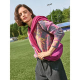 White Stuff Jodie Printed Jumper In Pink