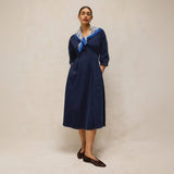 White Stuff Kate Cord Dress In Navy