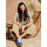 White Stuff Katya Stripe Tee In Ivory Multi