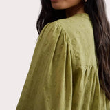 White Stuff Lana Top In Mid Green