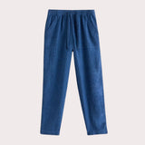 White Stuff Linen Blend Elle Trouser In Chambray Blue