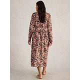 White Stuff Lottie Jersey Shirt Dress In Pink Multi