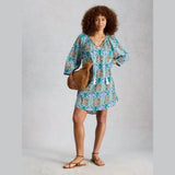 White Stuff Lottie Print Beach Cover Up In Green