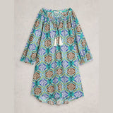 White Stuff Lottie Print Beach Cover Up In Green