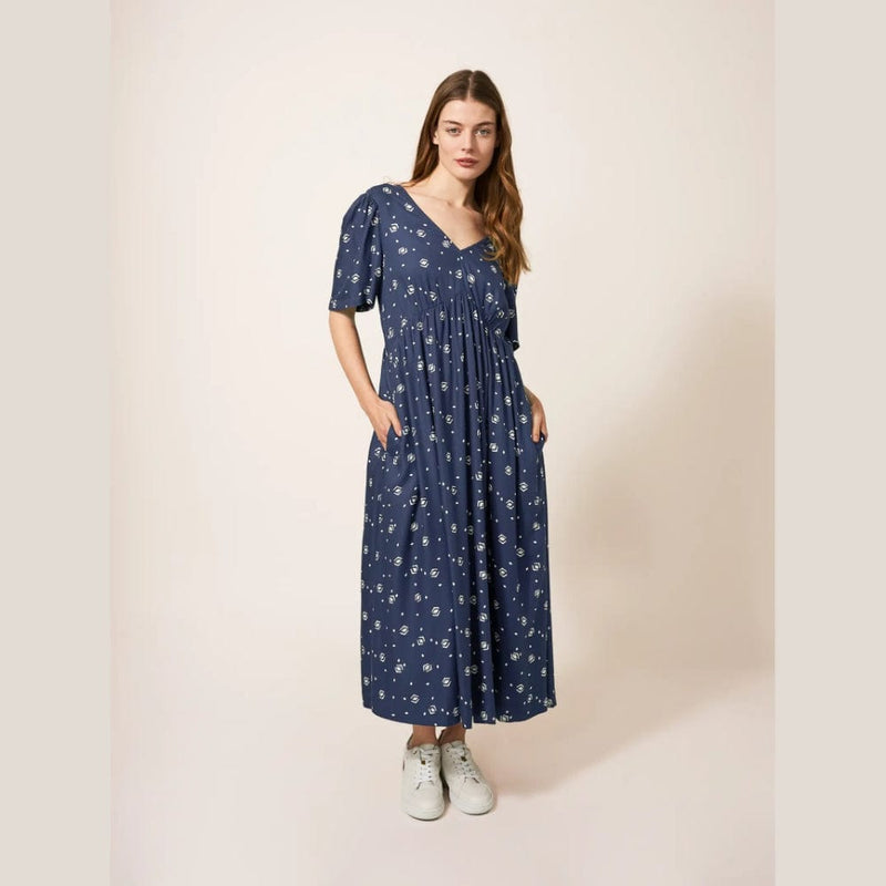 White Stuff Lucy Dress In Navy