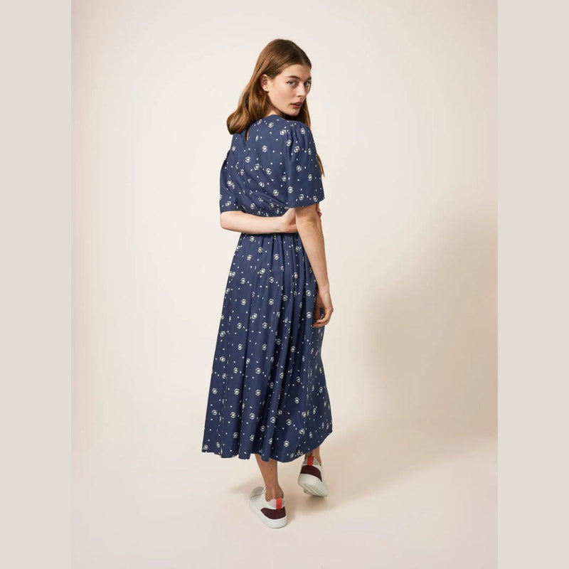 White Stuff Lucy Dress In Navy