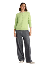 White Stuff Lulu Crew Neck Cardi in Bright Yellow