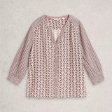 White Stuff May Mix Print Top In Multi