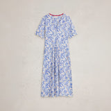 White Stuff Megan Jersey Dress In Ivory Multi