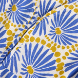 White Stuff Megan Midi Dress Jersey in Blue Print