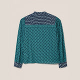 White Stuff Mixed Print Shirt In Teal