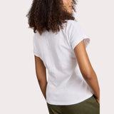 White Stuff Nelly Embroidered T-shirt In White
