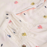 White Stuff Rae Organic Cotton Top in Ivory Multi