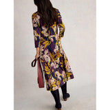 White Stuff Rua Jersey Shirt Dress In Yellow Multi