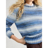 White Stuff Sabrina Spacedye Jumper In Blue Multi