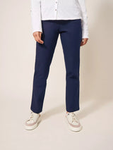 White Stuff Savannah Stretch Trousers in Dark Navy
