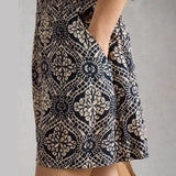 White Stuff Shelly Crinkle Short In Navy