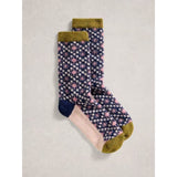 White Stuff Sock In A Box In Navy