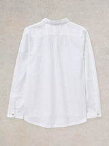 White Stuff Sophie Organic Cotton Shirt in Pale Ivory