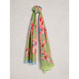White Stuff Sophie Print Scarf In Green