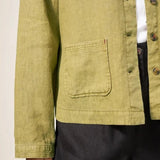 White Stuff Tabby Linen Jacket Green