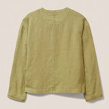 White Stuff Tabby Linen Jacket Green