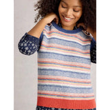 White Stuff Tara Texture Tank In Multi