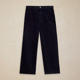 White Stuff Tia Cord Wide Leg Crop In Dark Navy