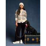 White Stuff Tia Velvet Wide Leg Crop In Black