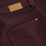 White Stuff Tia Wide Leg Crop Jean In Dark Brown